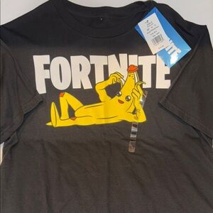 NWT Fortnite Black Graphic T-Shirt